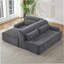 Boneless L-Shape Sectional Sofa, Mnimalist Design Couch For Living Room, Apartment-898916413-898916415