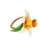 Meadow Walk Daffodil Napkin Ring, Set/4 - Yellow
