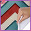 Housse de couette à motif de chevrons bleu / rouge-397316843