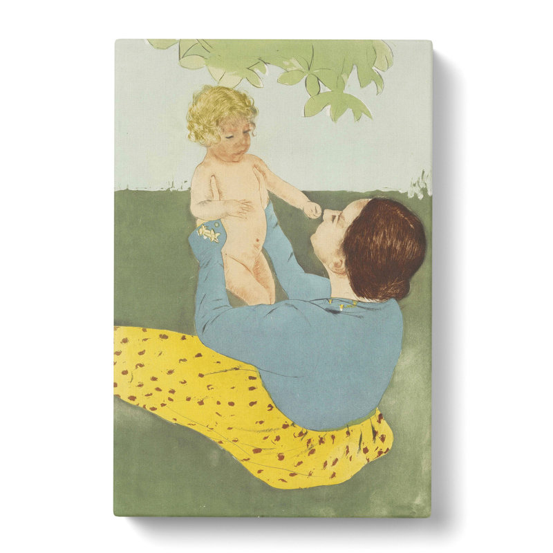 Mother And Child Vol.3 by Mary Cassatt - Wrapped Canvas Painting, 76cm H x 50cm W x 3cm D