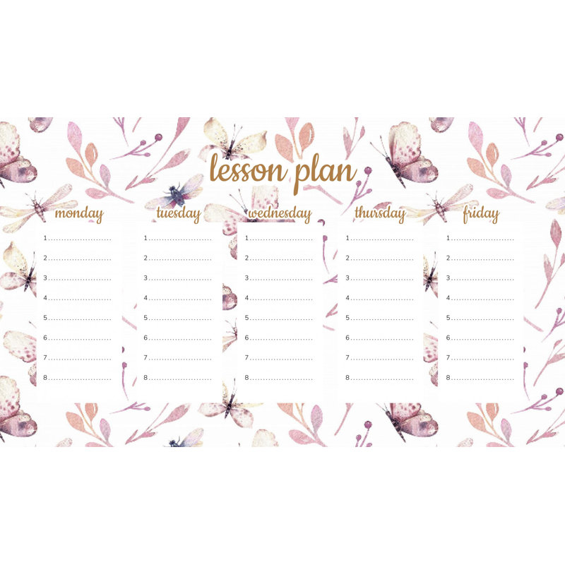 Magnetic Lesson Plan Butterflies and Moths