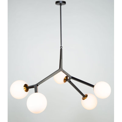 Luminaire suspendu 5 lumières Thanos