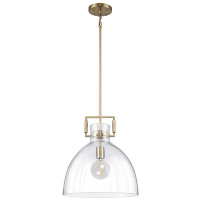 Miami Single Light Glass Dimmable Pendant
