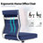 Amaiia Mid-Back Upholstered Armless Swivel Task Chair Ergonomic Adjustable Conference Chair-1375111838