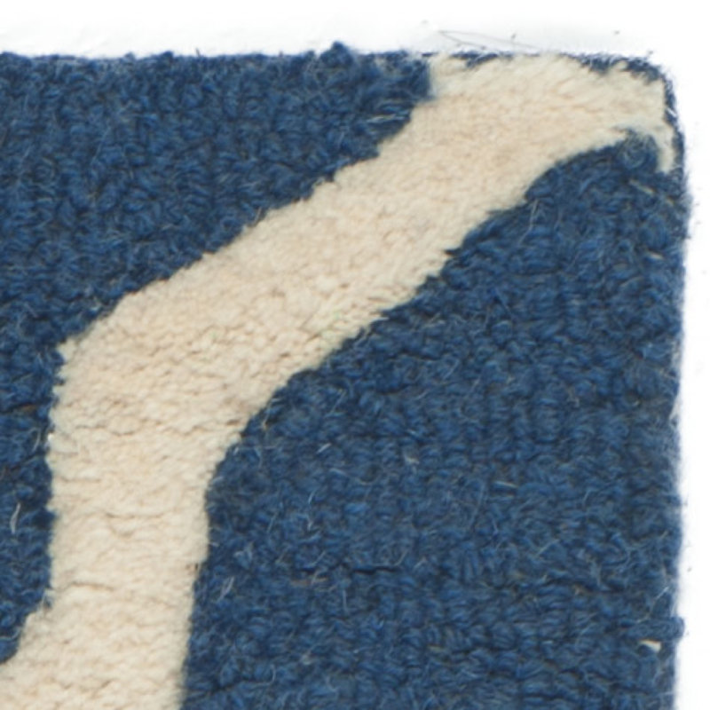 Darbonne Trellis Wool Hand Woven Area Rug, Rectangle 91 x 152cm
