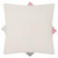 Coussin décoratif en toile 100% coton Appliqued-1715857815