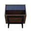 Table de chevet cannelée 20 po Duane en bleu marine (1 tiroir) Duane-504317527