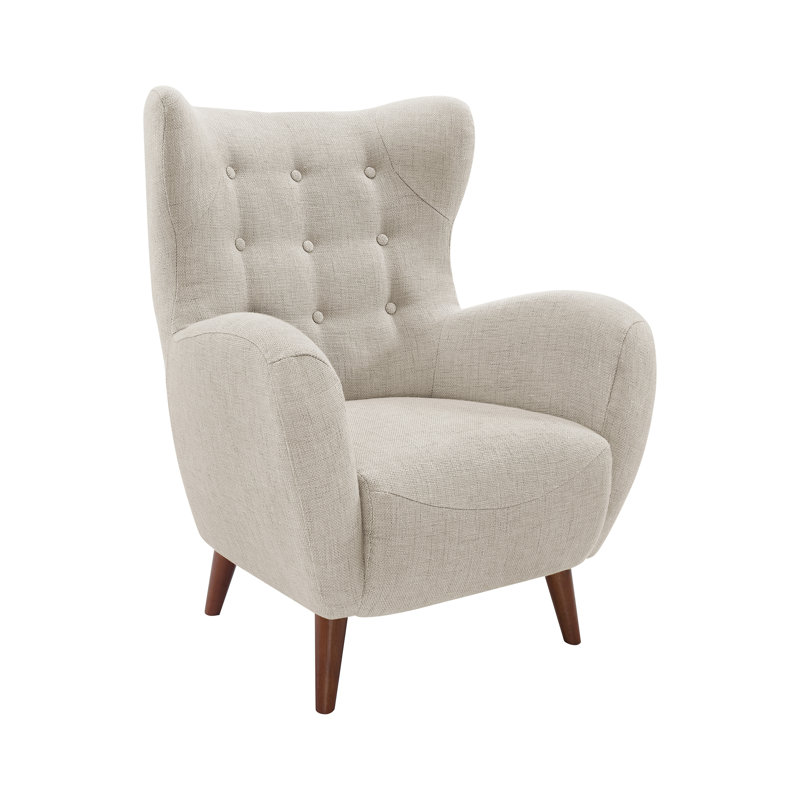 Kriansh 87.1Cm Wide Tufted Wingback Chair