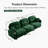 Three-Seat Modular Sectional Couch With Soft Chenille, High-Density Foam, Tufted Cushion Backrest, Ergonomic Design And Wooden Base For Living Spaces-227378440-227378441