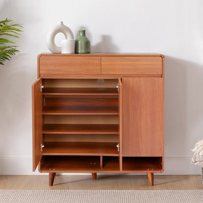 16 Pair Shoe Storage Cabinet
