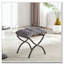 Chaise paresseuse en tissu avec repose-pieds Flannelette-662145490