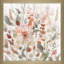 «Wild Blush Garden (Square)» par Carol Robinson, reproduction-110201128-110201173