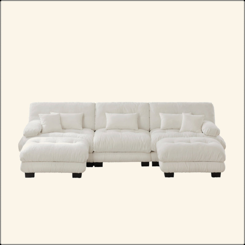 Canapé modulaire Luxury Luxury, Blanc