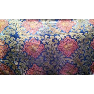 Buddhist Lotus Velvet Rectangular Pillow Cover