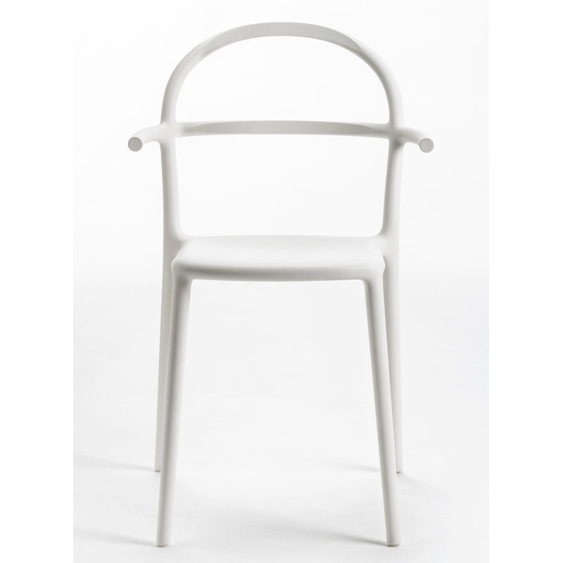 Generic C Arm Chair, White