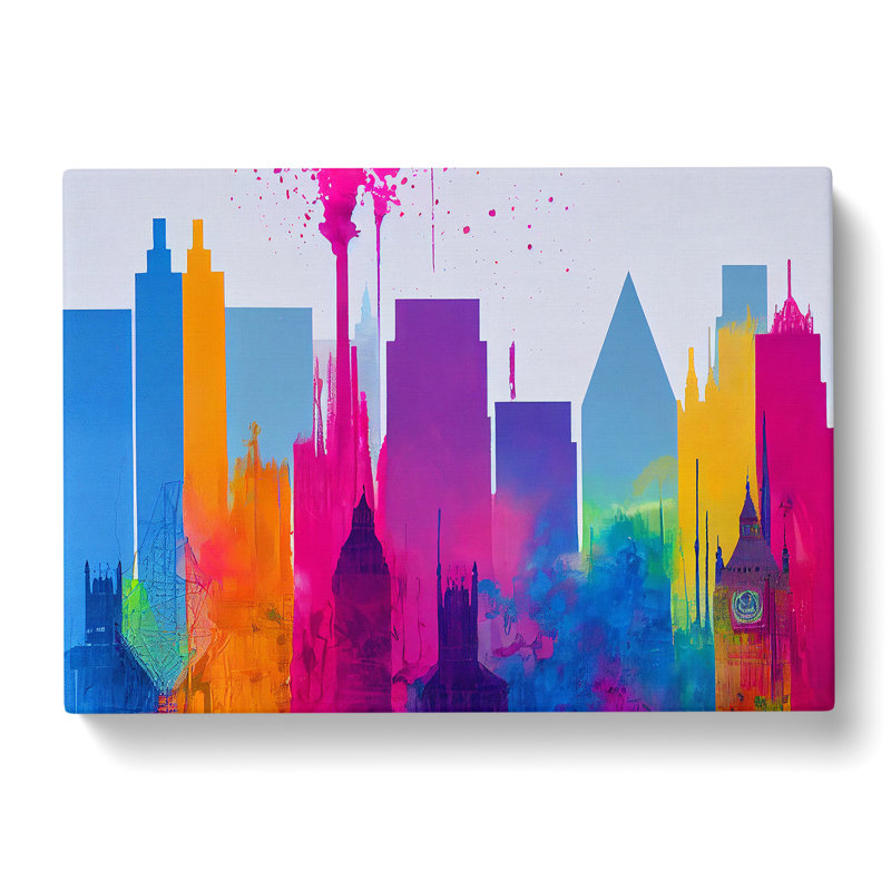 Skyscraper Skyline Vol.6 - Wrapped Canvas, 40cm H x 60cm W x 3cm D