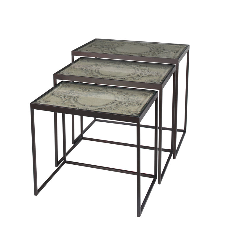 Ensemble de 3 tables emboîtables Haleyville