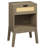 Anurima End Table and Built-In Outlets