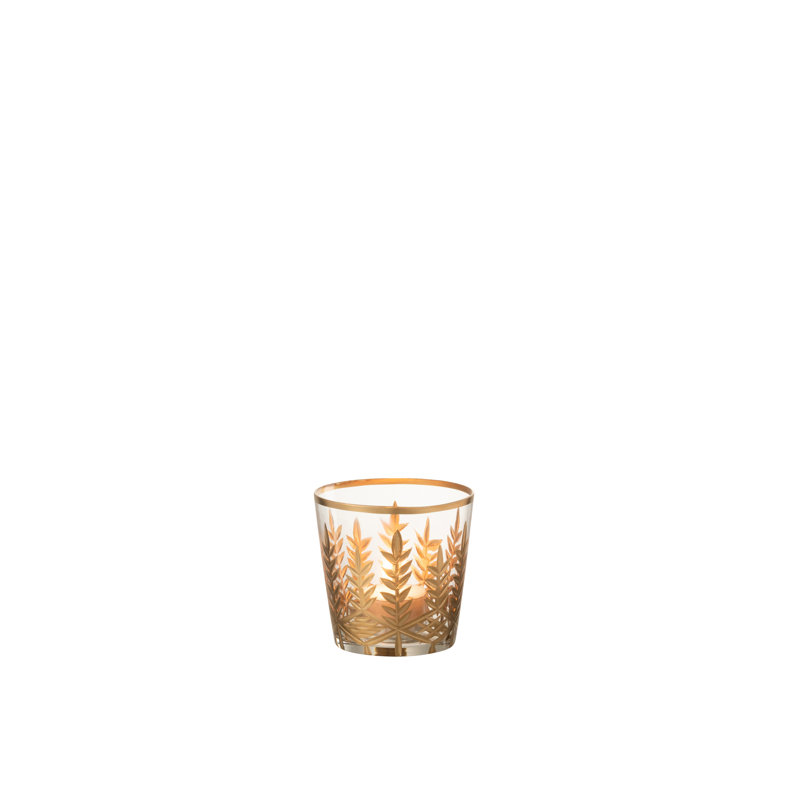 Cozy Glass Tabletop Hurricane, 10cm H x 10cm W x 10cm D