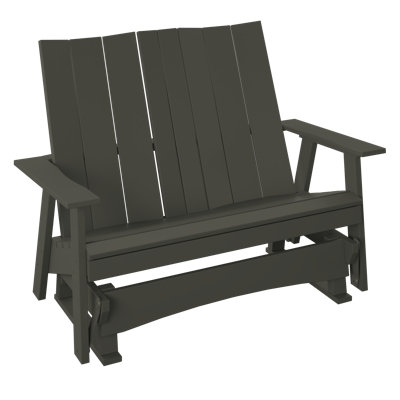  Modern 4' Glider Bench. Coffee