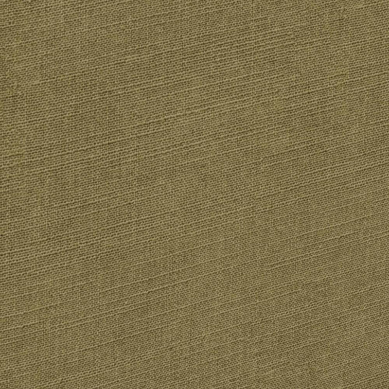 Chaise pivotante en lin olive Lana, Mélange de polyester vert