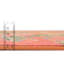 Tapis orange à motif abstrait Haneefa-29671691