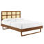 Grand lit plateforme avec pieds angulaires noirs Sidney Cane and Wood-1000349719-1000349716