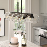 Dashly 8 - Light Satin Kitchen Island Pendant