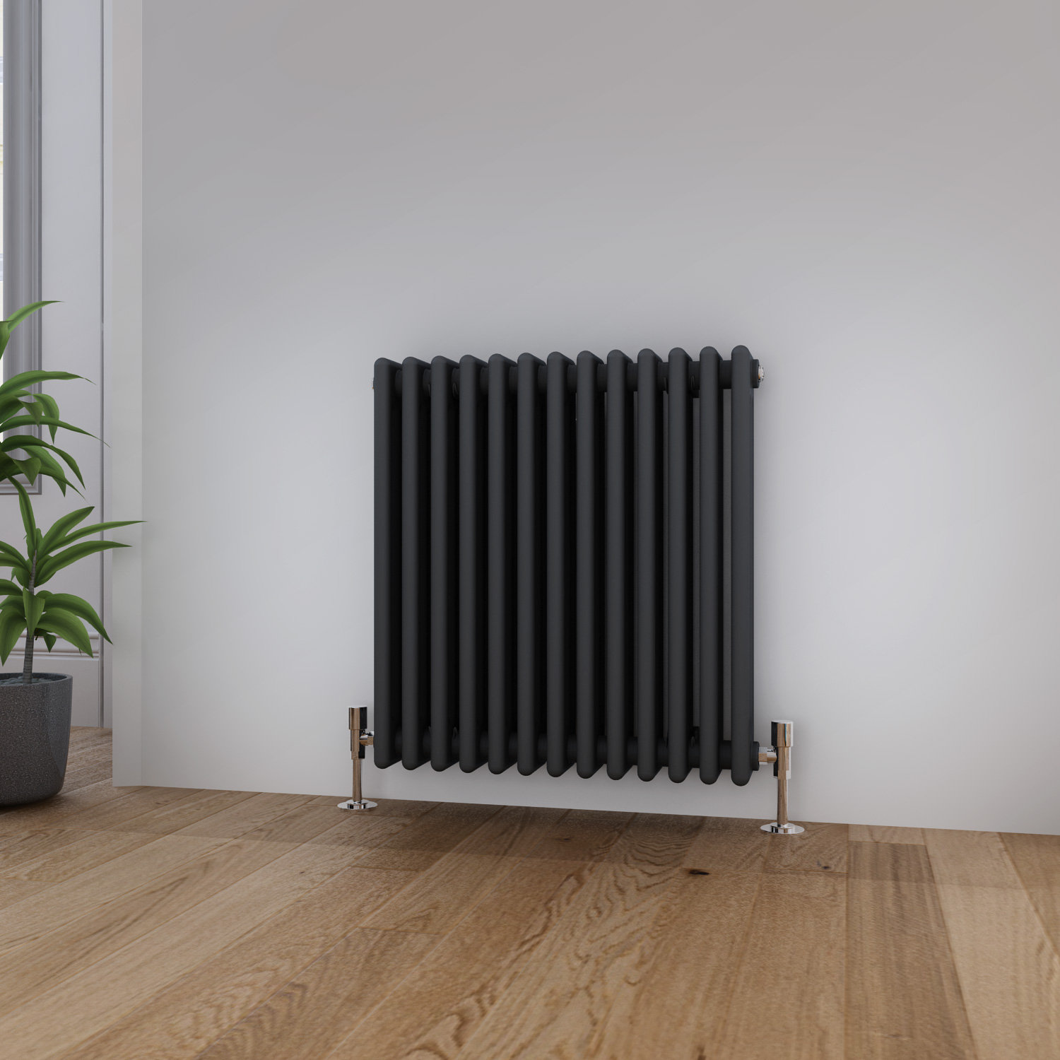 Belfry Bathroom Varda Horizontal Flat Panel Radiator | Wayfair.co.uk