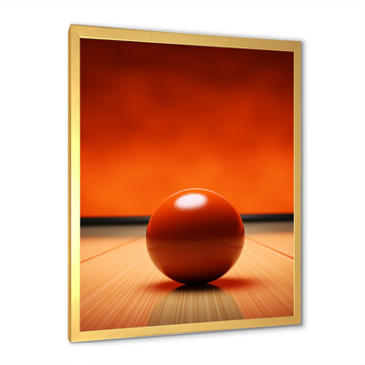 Bowling Tangerine Triumph I sur impression sur toile