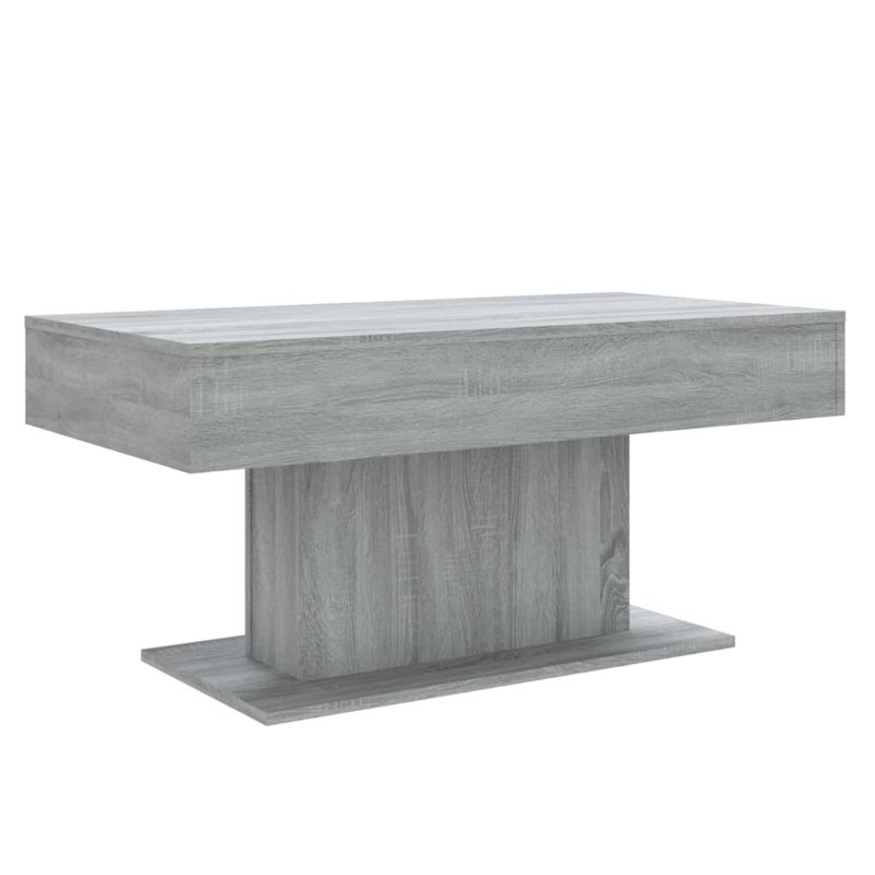 Coffee Table Engineered Wood Medium Durable Coffee Table, Gray Sonoma