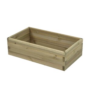 Arlmont & Co. Apolonia Wood Outdoor Raised Garden Bed & Reviews | Wayfair