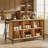 63" W Kitchen Island Table With Seating And 6 Spacious Storage And Breakfast Counter Table For Kitchen