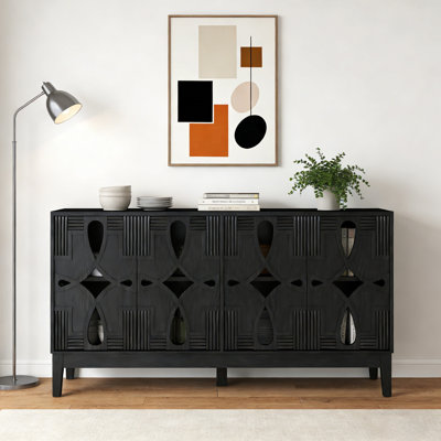 Armoire de rangement 60,5 po Mid-Century