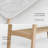 Loris 43" Rectangular Italian Carrara White Marble Coffee Table With Oak Shelf
