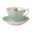 Polka Rose Royal Albert  Formal Bone China Teacup & Saucer