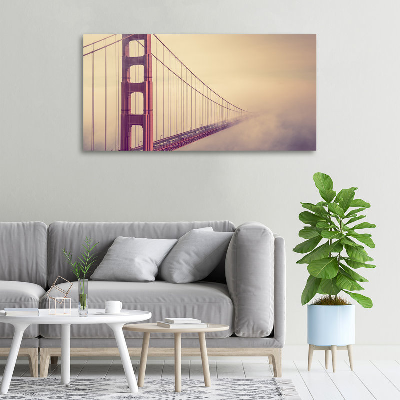 San Francisco Bridge - No Frame Print on Canvas