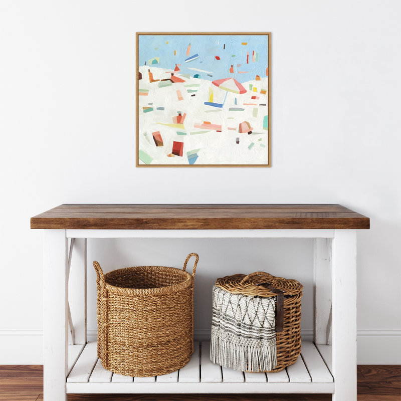 Chahna " Summer Confetti IV " by Emma Scarvey Painting Print, 22" H x 22" W x 2" D