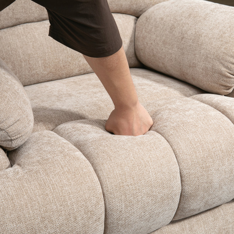 Fauteuil inclinable électrique en chenille de 23 po de large et à dossier haut avec massage par vibration à 8 points et chauffage lombaire