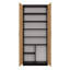 Jahmeek 180cm H x 74cm W Bookcase-111716010