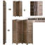 Room Divider 4 Panel Wood Privacy Screen Indoor Folding Portable Partition Screen Decorate and Beautify Space for Bedroom Office Restaurant-1162874248-1162874249