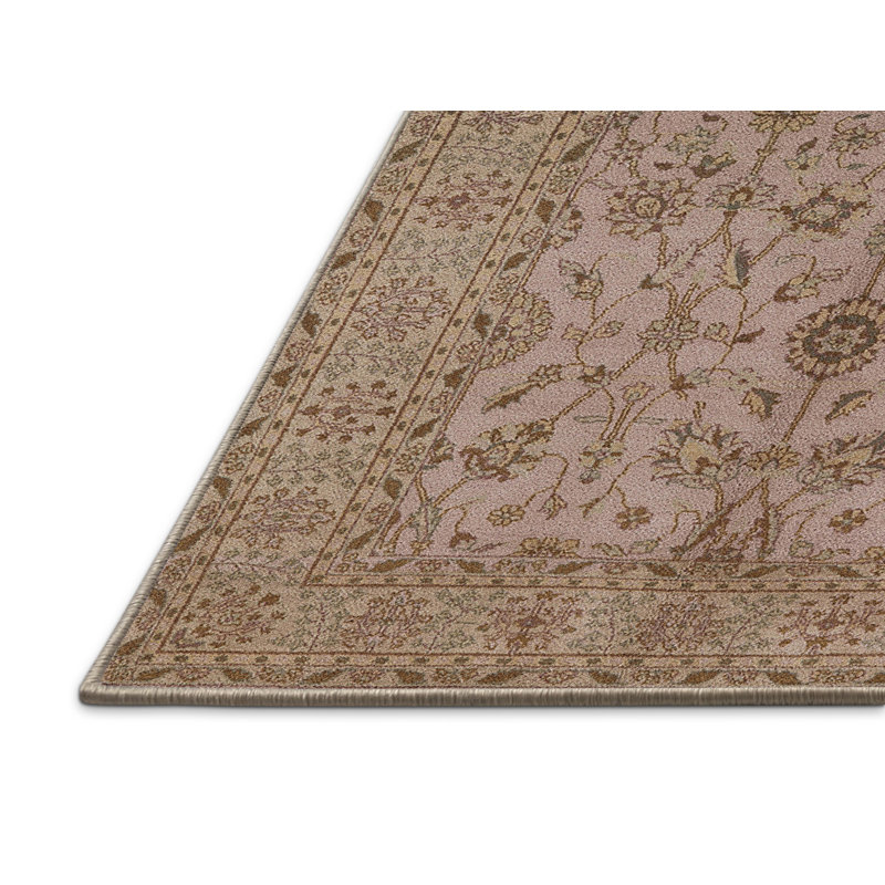 Tapis oriental brun / crème Leonhard, Rectangle 3 pi x 5 pi