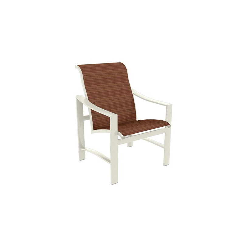 Kenzo Outdoor Dining Armchair, Parchment, Mia II