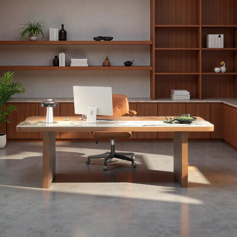 Bureau d'écriture Deschamp, H 29,53 po x l 70,87 po x P 31,5 po