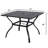 Metal Steel Slat Patio Dining Table Square Backyard Bistro Table Outdoor Furniture Garden Table