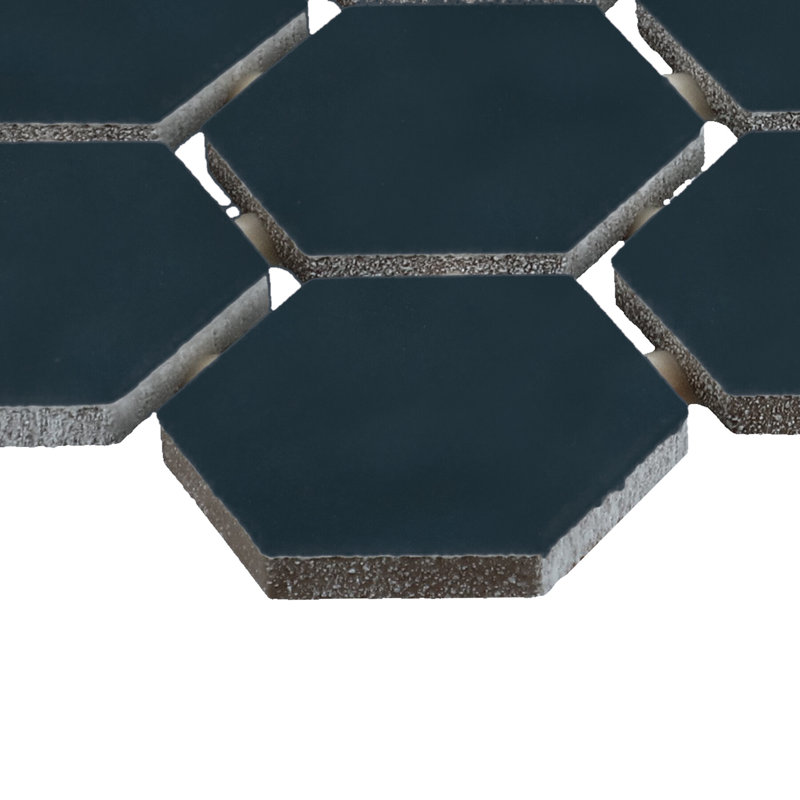 Carreau de mosaïque hexagonal en céramique 1-1 / 2 x 1-1 / 2 Itona (12 pièces par carton) (9,72 pieds carrés par carton)