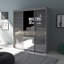 Armoire grise 3D 71 "avec miroir Aria-826026348