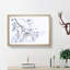 Branch Of A White Magnolia Tree Painting - Single Picture Frame Print on MDF-56632655-56632656