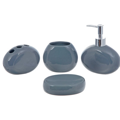 Ensemble d’accessoires de salle de bain 4 pièces abrattoirs ashton