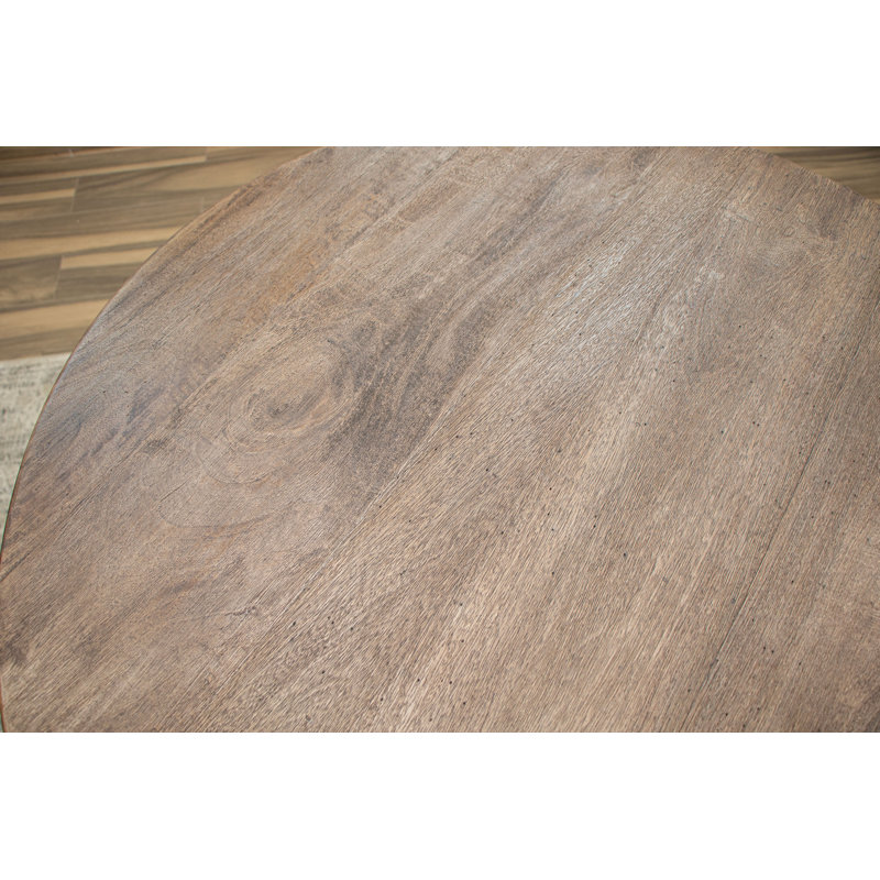 Sahara Round Solid Wood Dining Table
